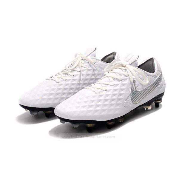 Nike Tiempo Legend VIII Elite SG PRO AC Blanco Gris